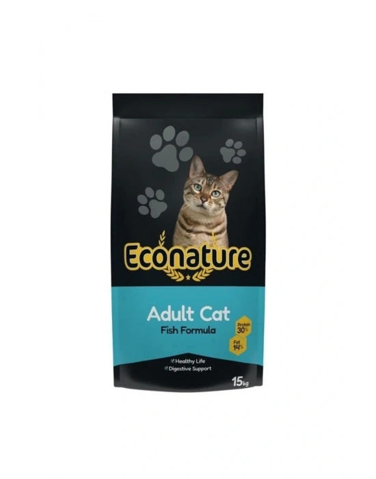 Econature Balıklı Yetişkin Kedi Maması 15 Kg