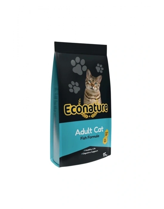 Econature Balıklı Yetişkin Kedi Maması 15 Kg