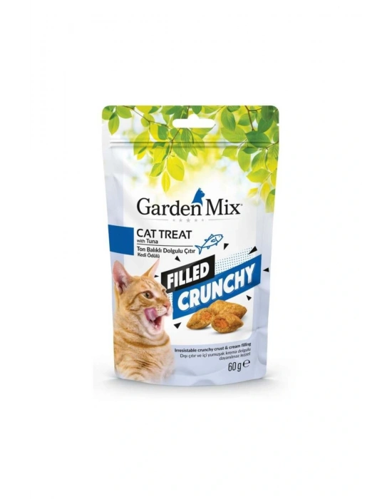 Garden Mix Ton Balıklı İçi Dolgulu Kedi Ödül Maması 60 Gr
