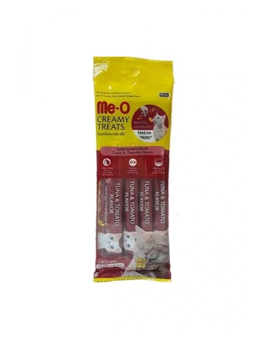 Meo Creamy Ton Balıklı Ve Domatesli Kedi Ödül Maması 4X15 Gr