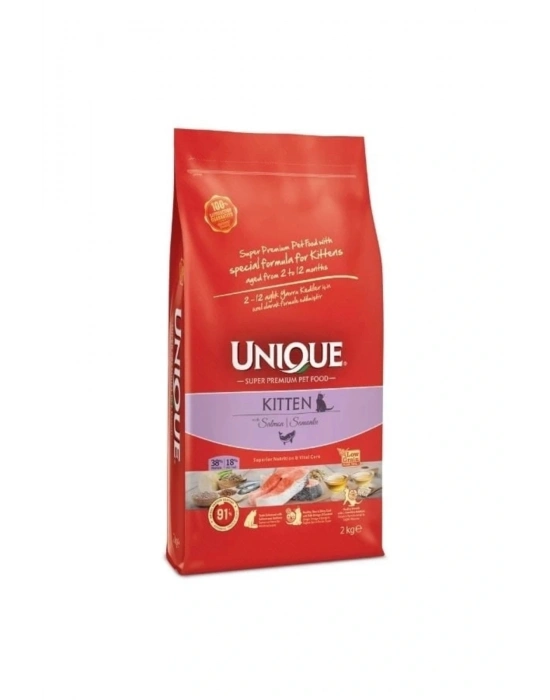 Unique Somonlu Yavru Kedi Maması 10+2 Kg Hediyeli