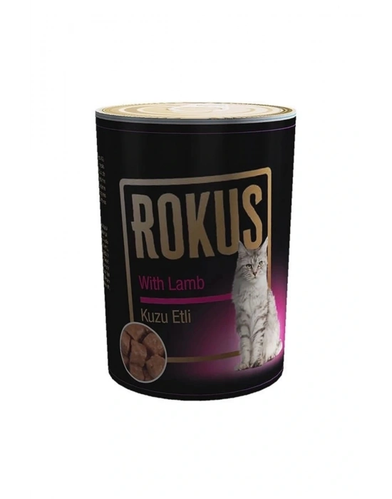 Rokus Kuzulu Yetişkin Konserve Kedi Maması 410 Gr