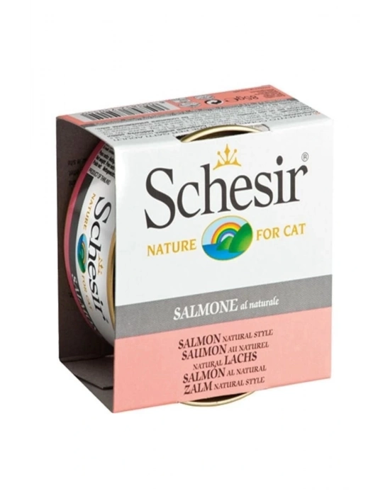 Schesir Somonlu Naturel Konserve Kedi Maması 85 Gr
