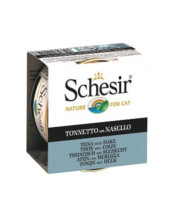 Schesir Tuna Balıklı Ve Barlam Balığı Jöleli Konserve Kedi Maması 85 Gr