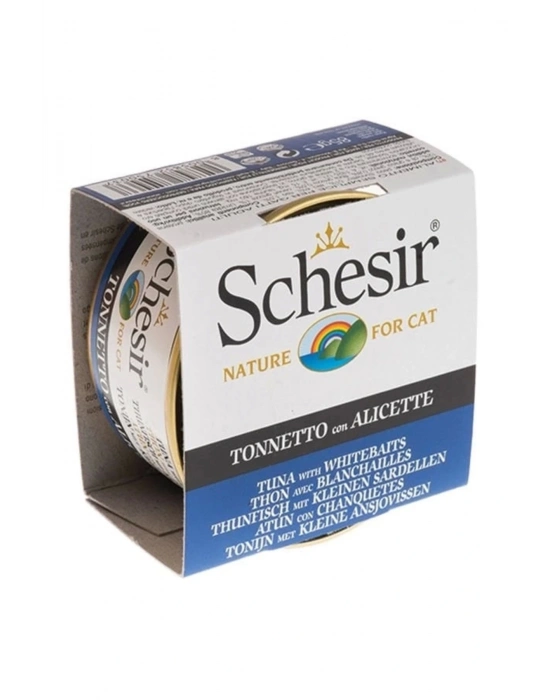 Schesir Ton Balıklı Ve Ringa Balıklı Jöleli Konserve Kedi Maması 85 Gr