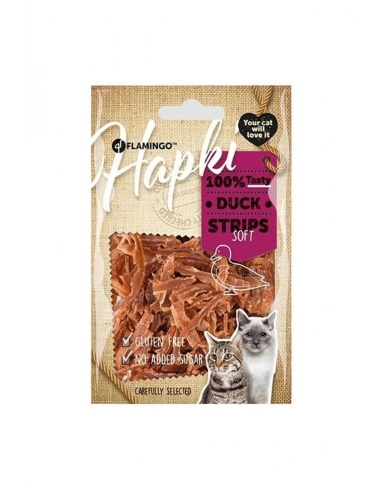 Flamingo Glutensiz Ördekli Şerit Kedi Ödül Maması 50 Gr