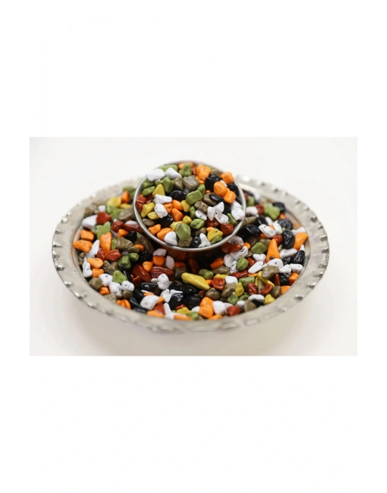 Renkli Draje Çakıltaşı 1000 Gr (1 Kg)