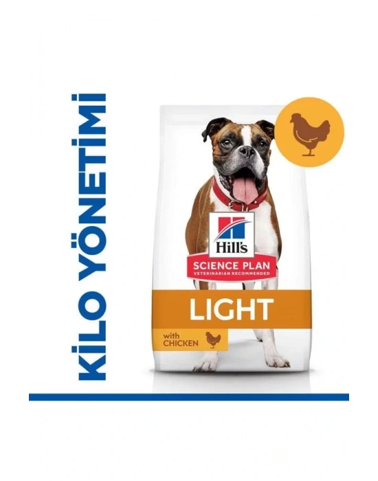 Hills Light Orta Irk Tavuklu Diyet Köpek Maması 14 Kg