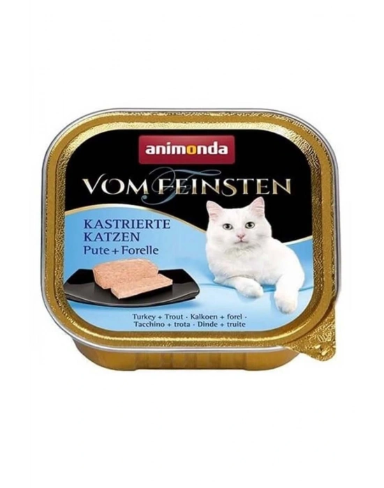 Animonda Vom Feinsten Mildes Menu Hindi Etli Ve Alabalıklı Yetişkin Konserve Kedi Maması 100 Gr