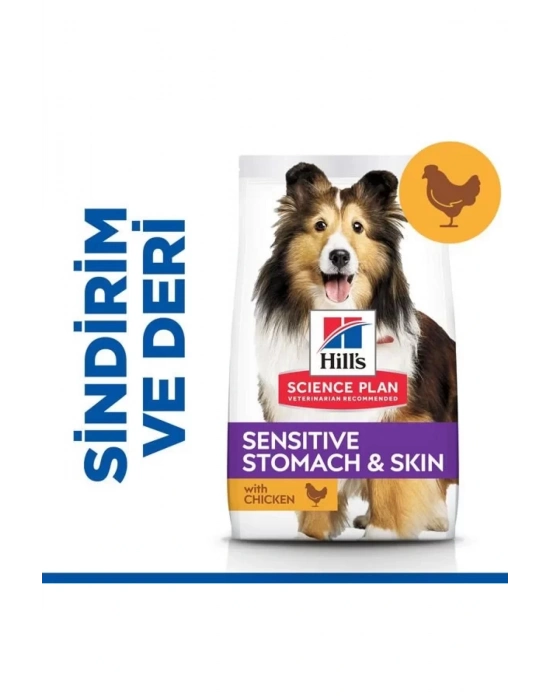 Hills Adult Sensitive Skin Hassas Köpekler İçin Tavuklu Yetişkin Köpek Maması 14 Kg