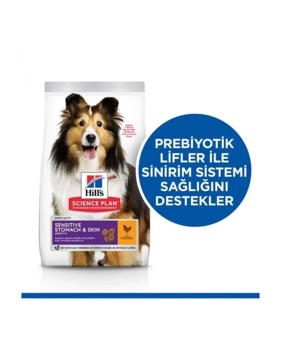 Hills Adult Sensitive Skin Hassas Köpekler İçin Tavuklu Yetişkin Köpek Maması 14 Kg