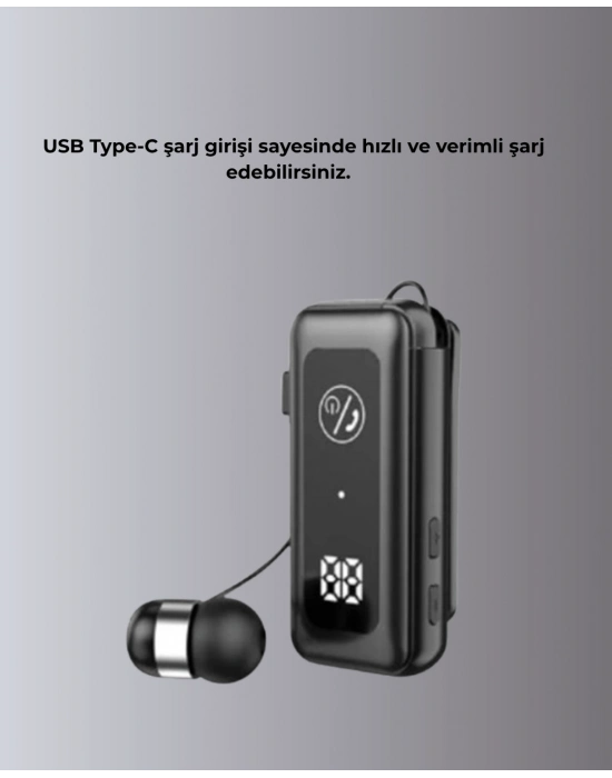 ® MikroSD Kartlı, Titreşimli Uyarılı Bluetooth 5.2 Kulaklık