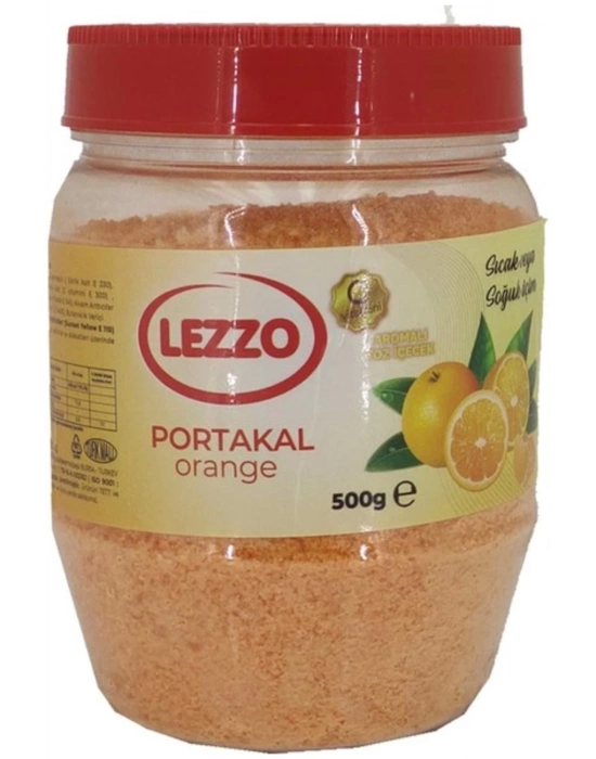 Lezzo Portakal Toz Içecek ( Sıcak Ve Soğuk İçim) 500 Gr