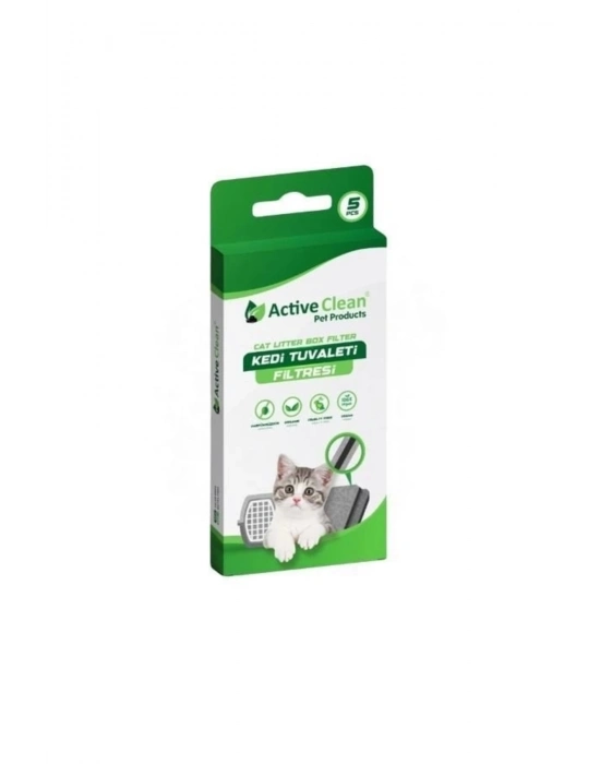 Active Clean Kedi Tuvaleti Filtresi 5 Adet