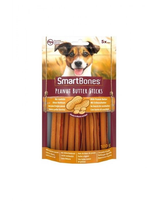 Smart Bones Köpek İçin Fistik Ezmesi Çubuklari 5li Skt : 12/2026