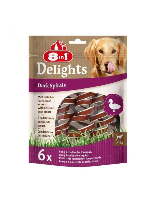 Delights Duck Spirals Ördekli Burgu Köpek Ödülü 6lı Skt : 04/2027