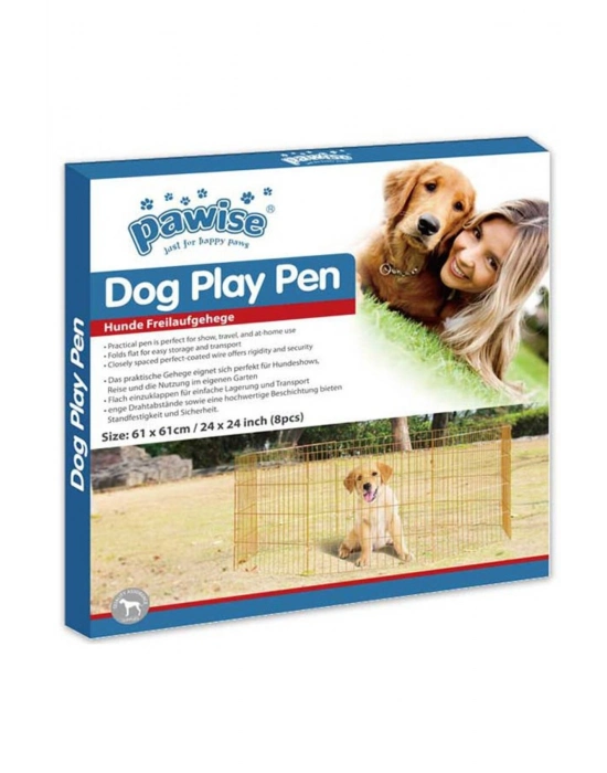 Pawise Metal Köpek Oyun Bahçesi Çiti 8 Parça 60X60 Cm