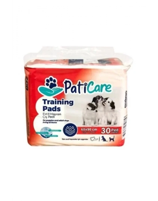 PatiCare Training Pads Köpek Tuvalet Eğitim Pedi Turuncu 60x90 Cm 30 Adet