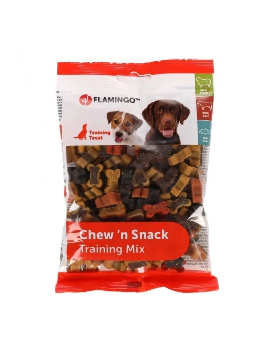 Flamingo Chewn Snack Mix Kemik Şeklinde Köpek Bisküvisi 150 Gr