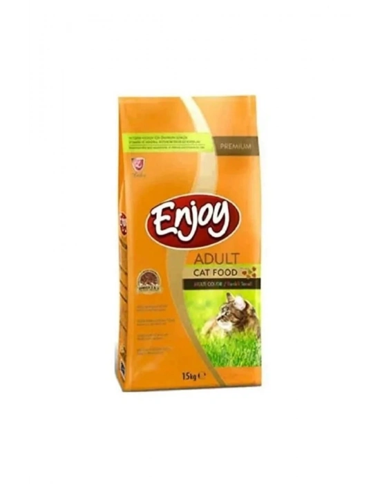 Enjoy Multi Color Tavuklu Yetişkin Kedi Maması 15 Kg