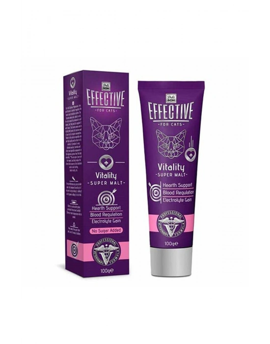 Effective Vitality Malt Katkılı Kedi Macunu 100 Gr - Petshopundan