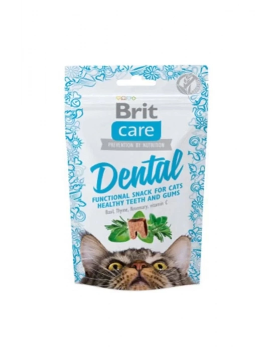 Brit Care Dental Hindili Kedi Bisküvisi 50 Gr