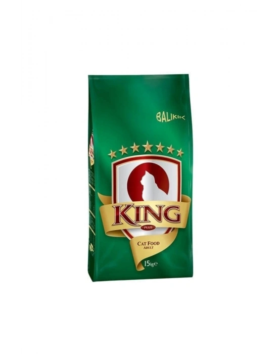 King Balıklı Yetişkin Kedi Maması 15 Kg