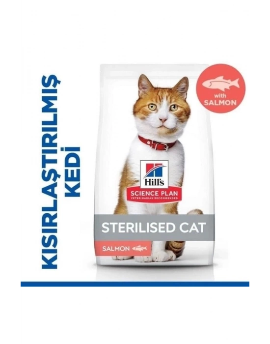 Hills Somonlu Kısırlaştırılmış Yetişkin Kedi Maması 8+2 Kg Hediyeli