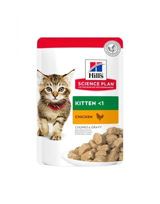 Hills Kitten Tavuklu Pouch Yavru Konserve Kedi Maması 85 Gr