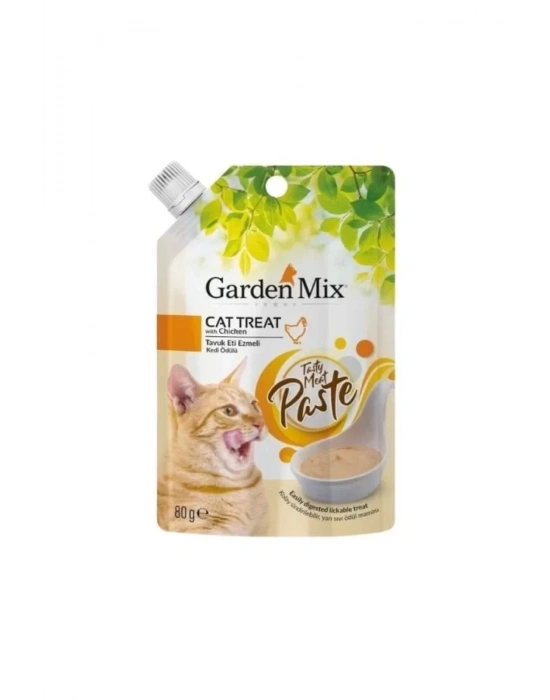 Garden Mix Tavuk Etli Ezme Sıvı Kedi Ödül Maması 80 Gr