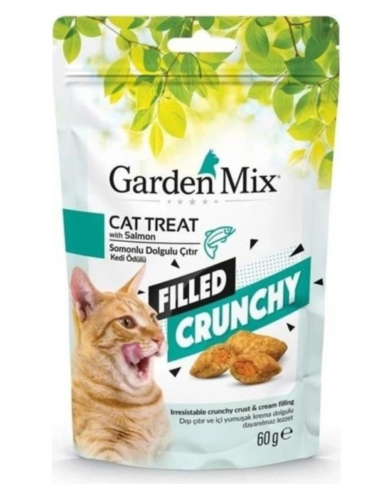 Garden Mix Somonlu İçi Dolgulu Kedi Ödül Maması 60 Gr