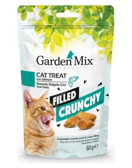 Garden Mix Somonlu İçi Dolgulu Kedi Ödül Maması 60 Gr