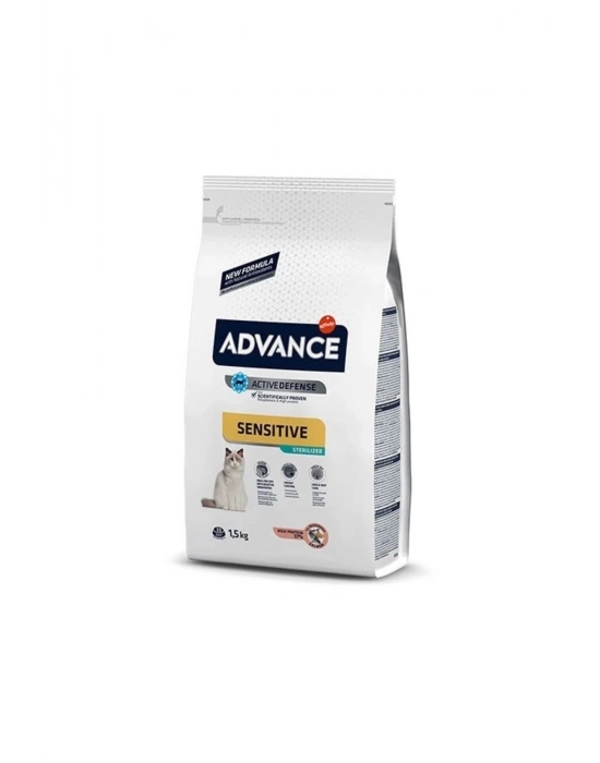 Advance Sensitive Somonlu Hassas Kısırlaştırılmış Kedi Maması 1.5 Kg