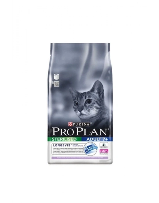 Pro Plan Sterilised 7+ Hindili Yaşlı Kısırlaştırılmış Kedi Maması 3 Kg