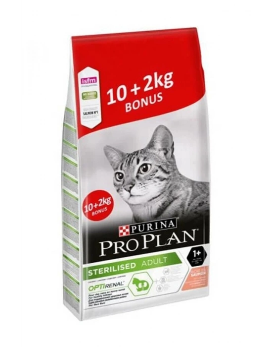 Pro Plan Sterilised Somonlu Kısırlaştırılmış Kedi Maması 10+2 Kg