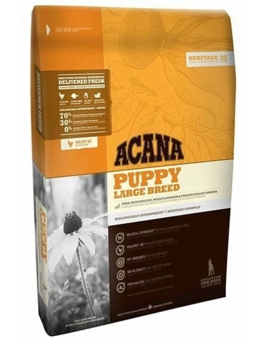 Acana Puppy Large Tahılsız Tavuklu Ve Balıklı Büyük Irk Yavru Köpek Maması 11.4 Kg