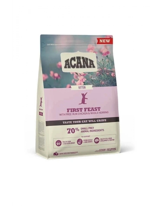 Acana Kitten First Feast Tavuklu Ve Ringa Balıklı Yavru Kedi Maması 1.8 Kg