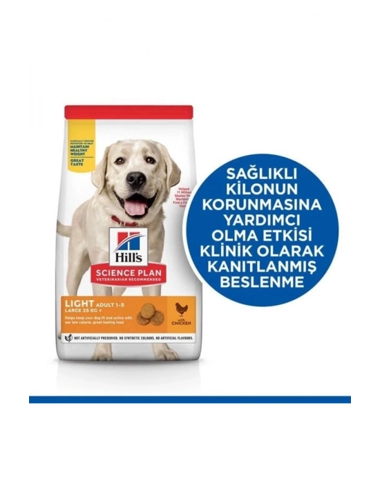 Hills Light Büyük Irk Tavuklu Diyet Köpek Maması 14 Kg