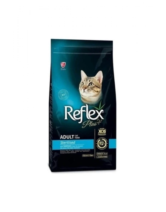 Plus Adult Somonlu Kısırlaştırılmış Maması 1.5 Kg+500 Gr Hediyeli