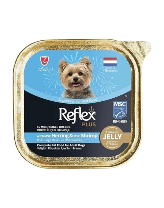 Plus Ringa Balıklı Ve Karidesli Küçük Irk Konserve Yetişkin Köpek Maması 85 Gr