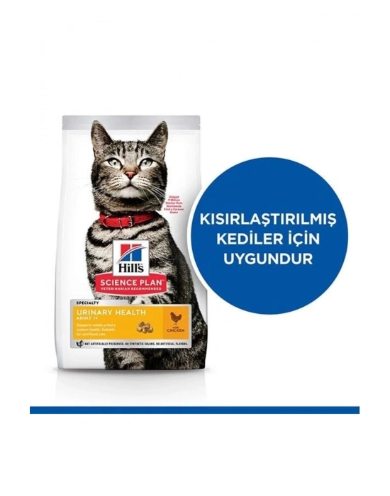 Hills Urinary İdrar Yolu Destekleyici Tavuklu Yetişkin Kedi Maması 1.5 Kg