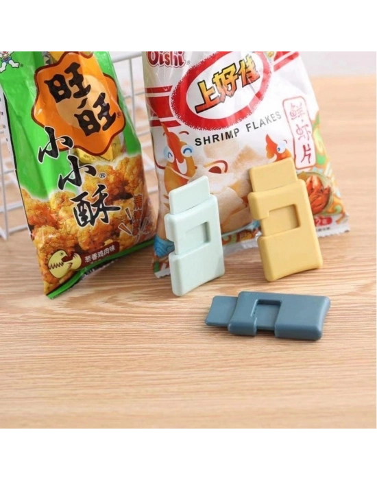 ®   6lı Hava Sızdırmaz Poşet Torba Ambalaj  Ve Paket Kıstırmalı Kapatma Klipsi