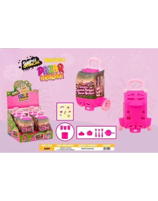 6LI STAND SUPRIZ HEDIYELI PAZAR ARABASI