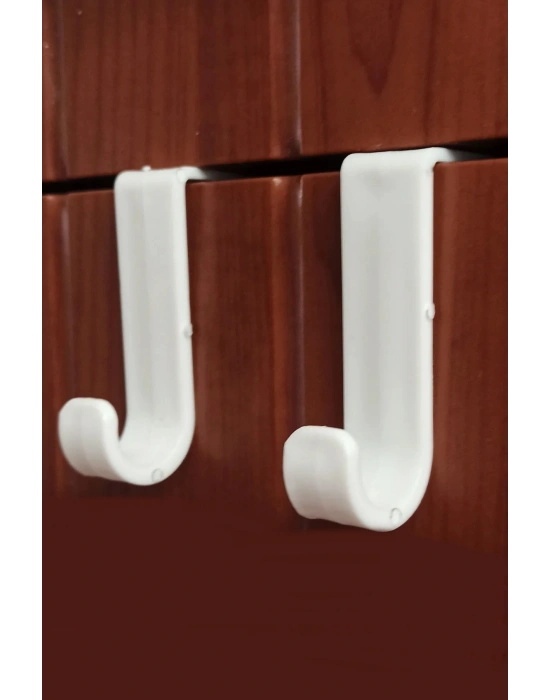 7 Adet Çekmece Dolap Kapağı Mutfak Banyo Askısı Plastik Çok Amaçlı Askı Seti