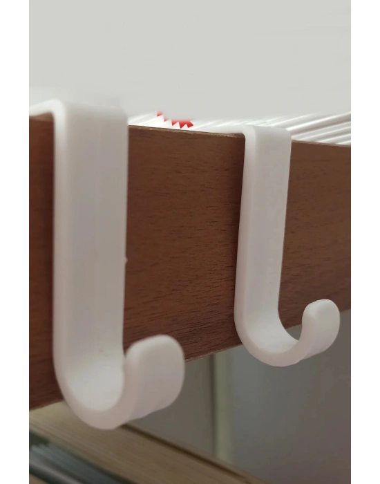 7 Adet Çekmece Dolap Kapağı Mutfak Banyo Askısı Plastik Çok Amaçlı Askı Seti