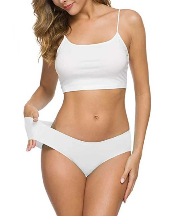 7 Adet Kadın Dikişsiz Lazer Kesim Esnek İz yapmayan Külot S11