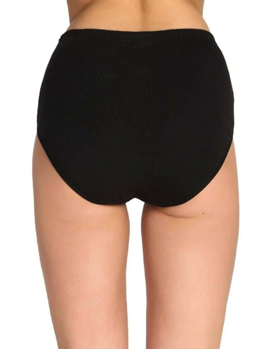 7 Adet Tutku Kadın Yüksek Bel Bato Kalın Lastik Külot S2