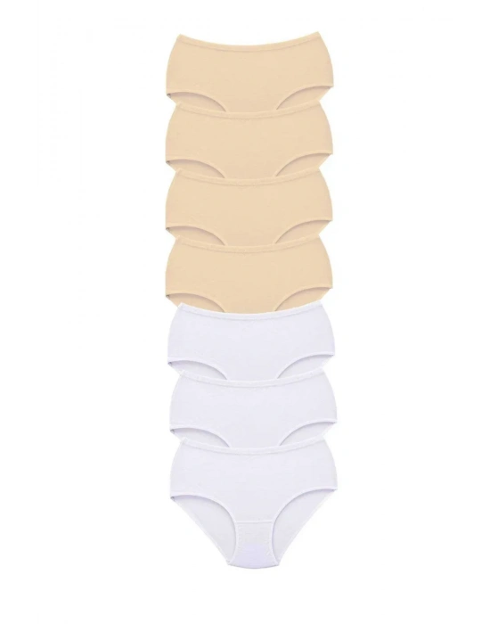 7 Adet Tutku Kadın Yüksek Bel Bato Kalın Lastik Külot S9