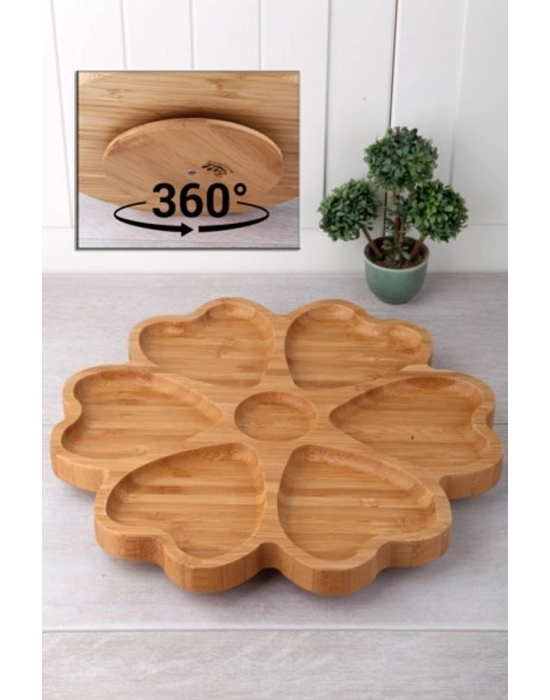 7 Bölmeli Dönerli Bambu Sunum Royaleks-BLS KDS3030