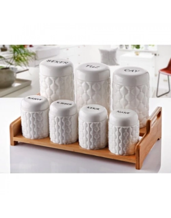 7li Standlı Baharat Seti